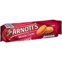 Arnott's Monte Carlo Cream Biscuits 250g