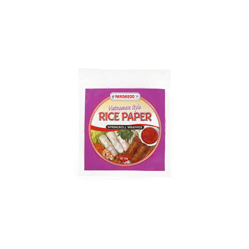 Pandaroo Ingredients Rice Paper Spring Roll 150g