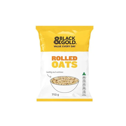 Black & Gold Rolled Oats