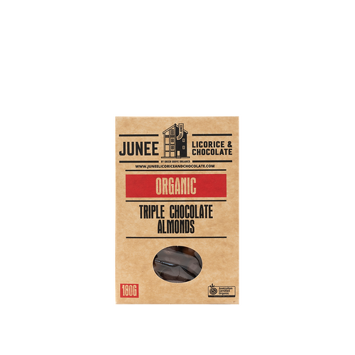 Junee Organic Triple Chocolate Coated  Almonds
