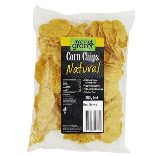 The Market Grocer Corn Chips Natural (200gm)