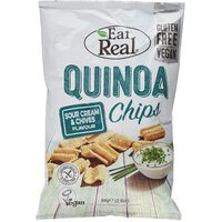 Eat Real Lentil Chips Sour Cream & Chives (113grm)