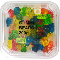 Gummi Bears Lollies Tub 200g