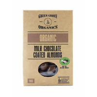 Junee Organic  Milk Chocolate Coated  Almonds
