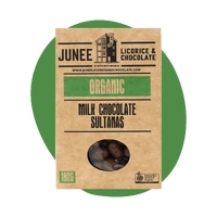 Junee Organic Milk Chocolate Sultanas