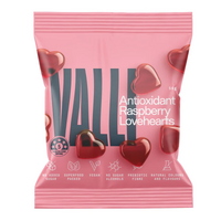 Valli Snacks Raspberry Antioxidant Loverhearts 50g
