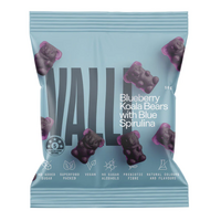 Valli Snacks Blueberry Koala Bears with Blue Spiralina 50g