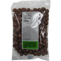Milk Chocolate Sultanas 400g