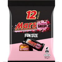 Mars Milk Choc Raspberry Smash Fun Size Share Bag 192g