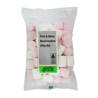 Pink & White Marshmallows 200g