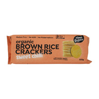 Honest to Goodness Organic Brown RIce Crackers Sweet Chilli 100g