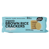 Honest to Goodness Organic Brown RIce Crackers Original 100g