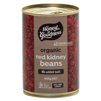 Honest to Goodness Organic Red Kidney Beans 400g