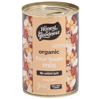 Honest to Goodness Organic Four Bean Mix 400g