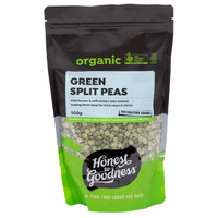 Honest to Goodness Organic Green Split Peas 500g