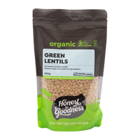 Honest to Goodness Organic Green Lentils 500g