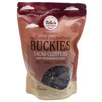 2die4 Live Foods Activated Organic Buckies - Cacao Clusters 400g