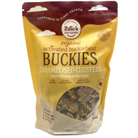 2die4 Live Foods Activated Organic Buckies - Caramelised Clusters 400g