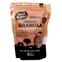 Honest to Goodness Organic Granola - Cacao, Coconut & Chia 450g