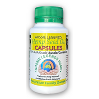 Aussie Legends Hemp Seed Oil Capsules 