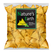 Natures Earth Natural Corn Chips Unsalted 500g