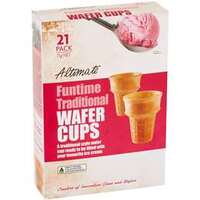 Altimate Multi Coloured Wafer Cups (21 pack)