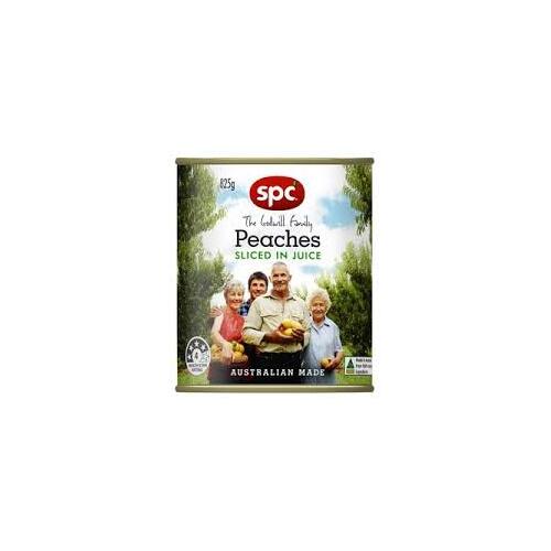 Spc Peaches Sliced In Juice Canned Fruit 825g