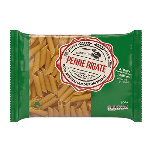 Community Co Pasta Penne Rigate 500g