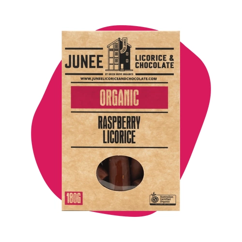 Junee Organic  Raspberry Licorice