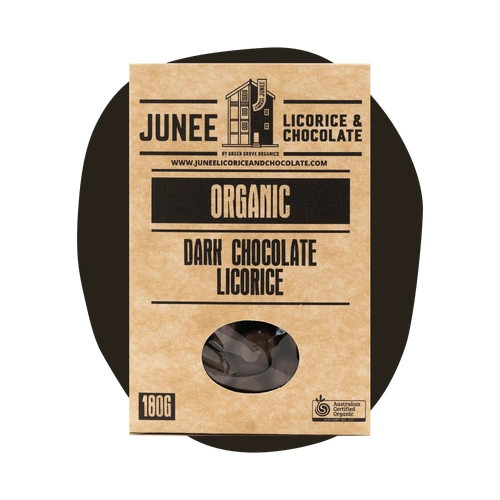 Junee Organic Dark Chocolate Licorice