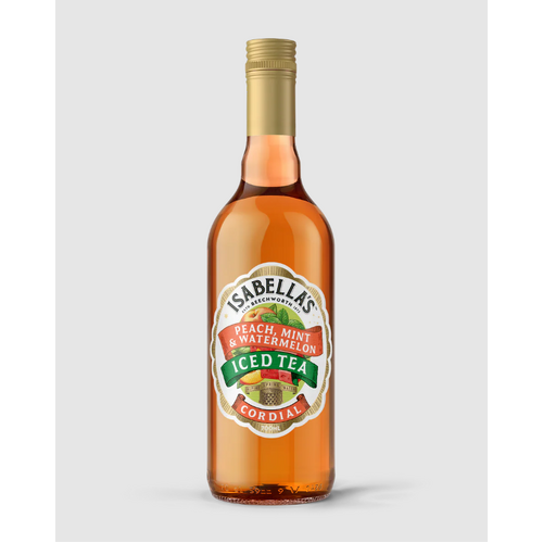 Isabella's Peach, Mint & Watermelon Iced Tea Cordial