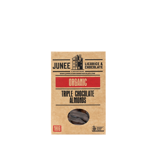 Junee Organic Triple Chocolate Coated Almonds