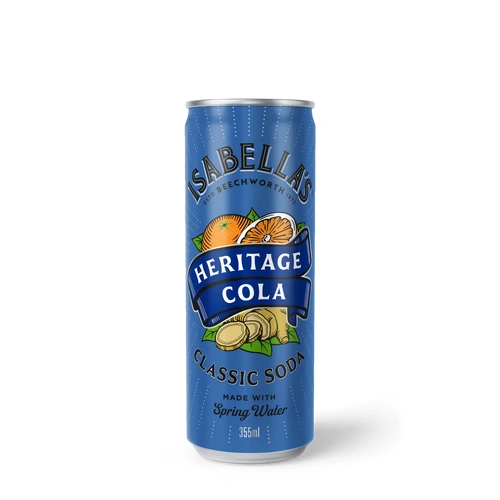 Isabella's Heritage Cola Soda Can