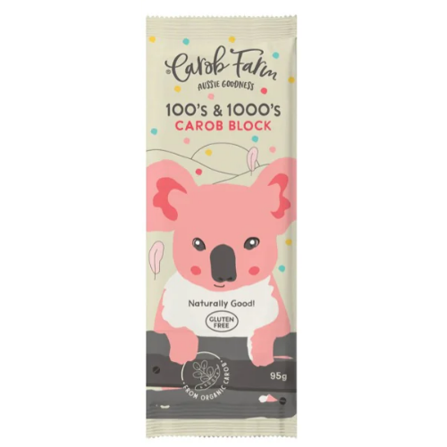 100's & 1000's Carob Block Gluten Free 95g