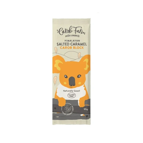 Salted Caramel Carob Block Gluten Free 95g