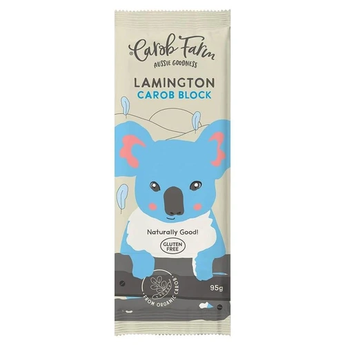 Lamington Carob Block Gluten Free 95g