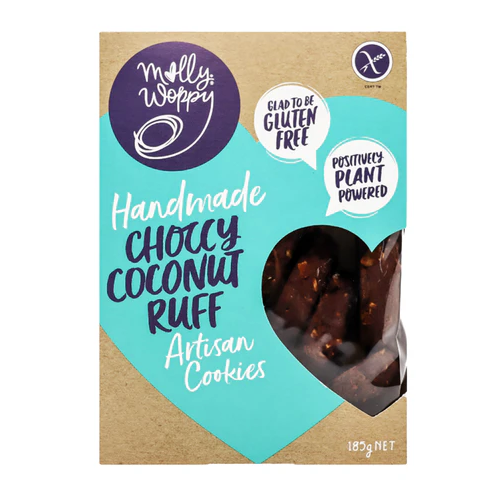 Molly Woppy Artisan Cookies Choccy Coconut Ruff 185g
