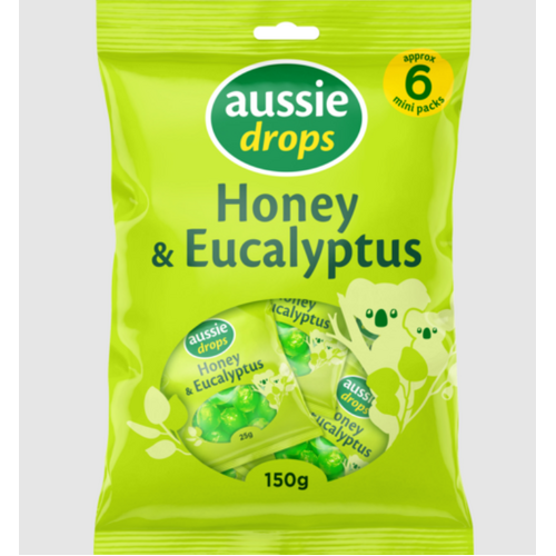 Aussie Drops Honey Eucalyptus Sharepack 150g
