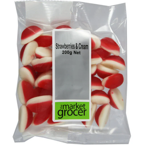 Strawberries & Cream Lollies 200g