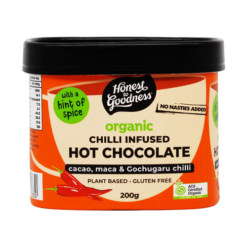 Honest to Goodness Organic Chilli Hot Choc 200g
