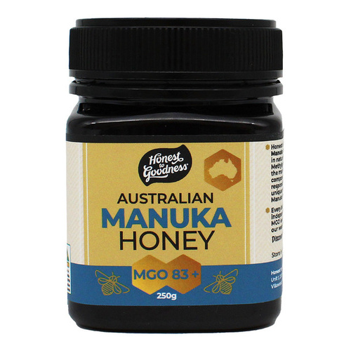 Honest to Goodness Australian Manuka Honey 83+ MGO 250g