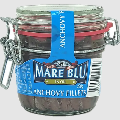 Mare Blue Anchovy Fillets in Oil 230g