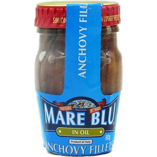 Mare Blue Anchovy Fillets in Oil 80g