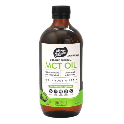 Honest to Goodness Organic Premium MCT Oil 500ml