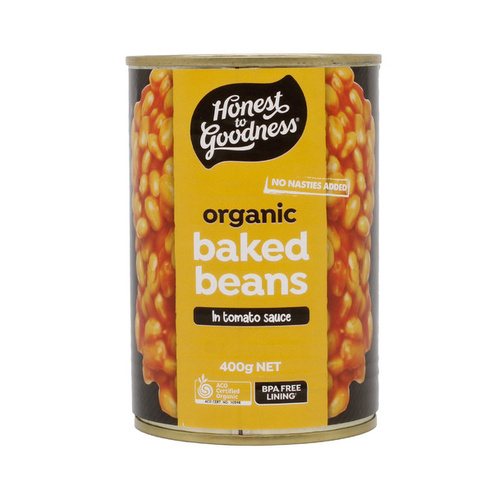Honest to Goodness Organic Baked Beans 400g