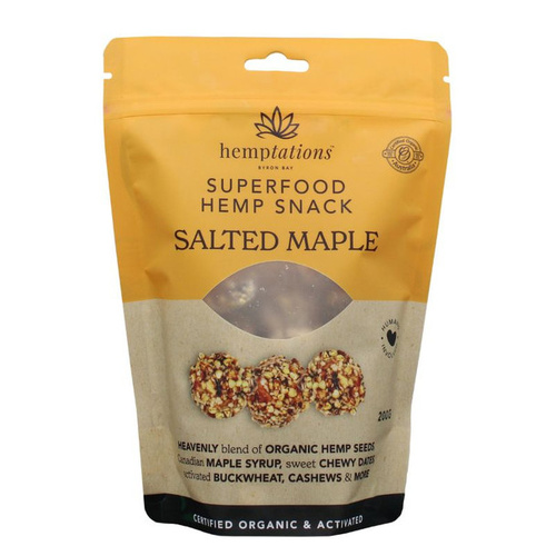 Honest to Goodness Activated Organic Hemptations Salted Maple 200g