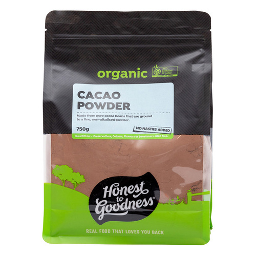 Honest to Goodness Organic Cacao Powder 750g