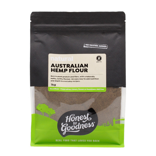 Honest to Goodness Natural Australian Hemp Flour 1Kg