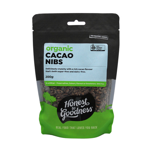 Honest to Goodness Organic Cacao Nibs 200g