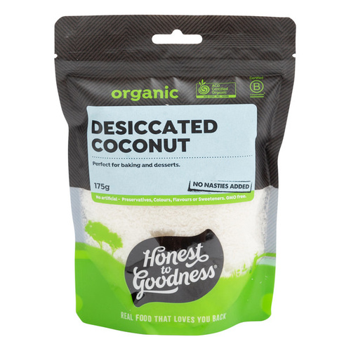 Honest to Goodness Organic Desiccated Coconut 175g